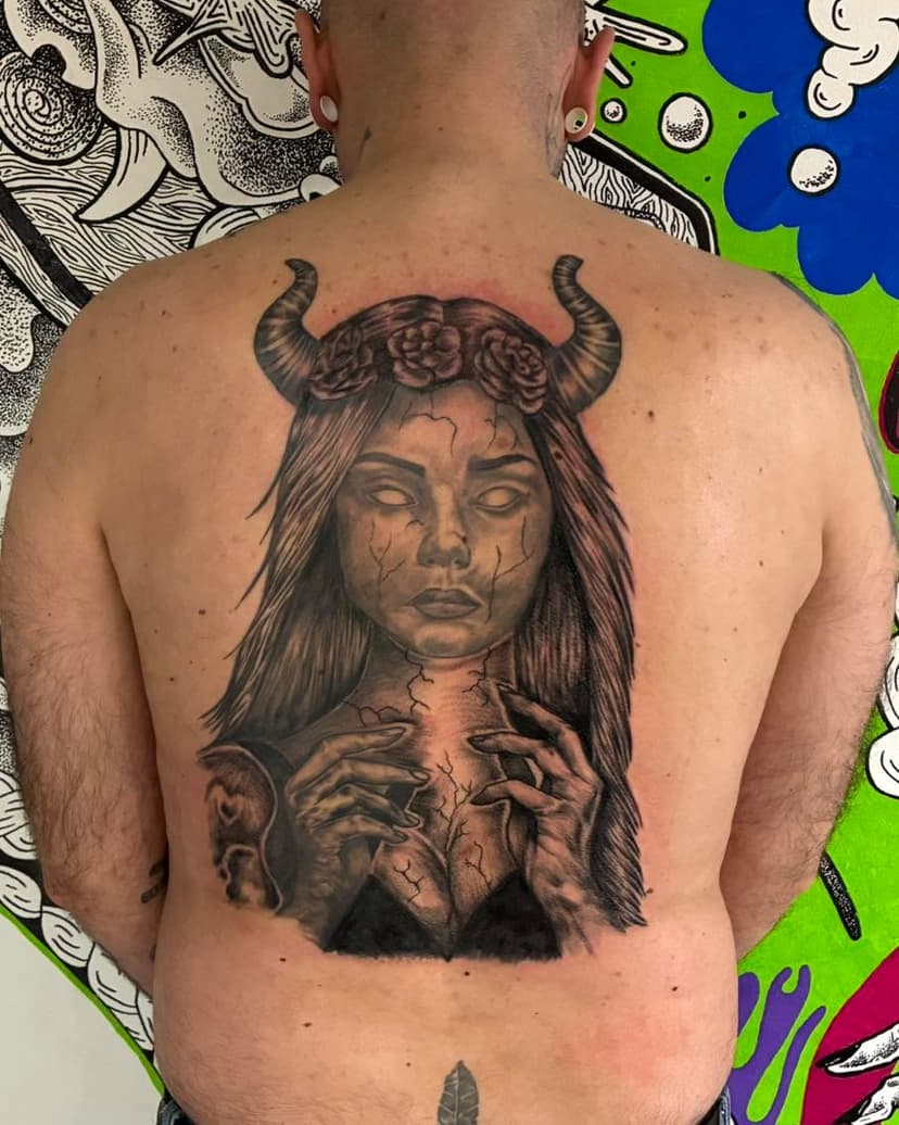 Tatouage de Le sable noir