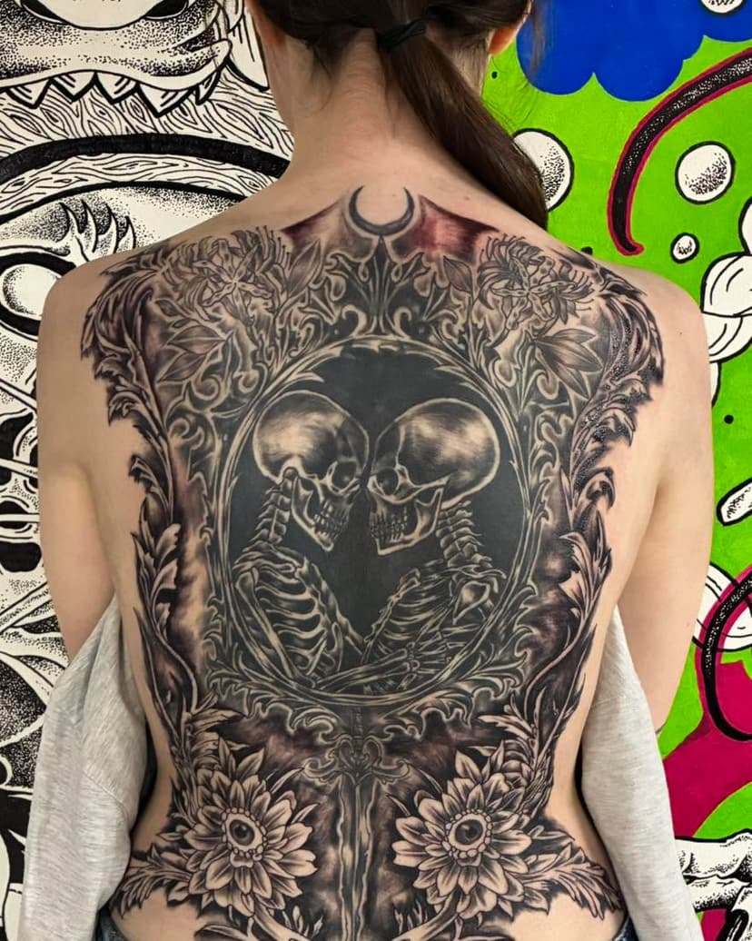 Tatouage de Le sable noir