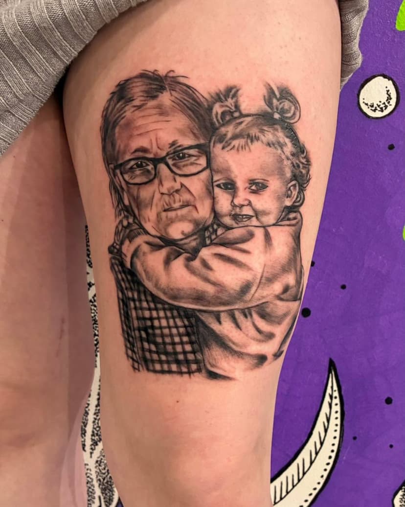 Tatouage de Le sable noir