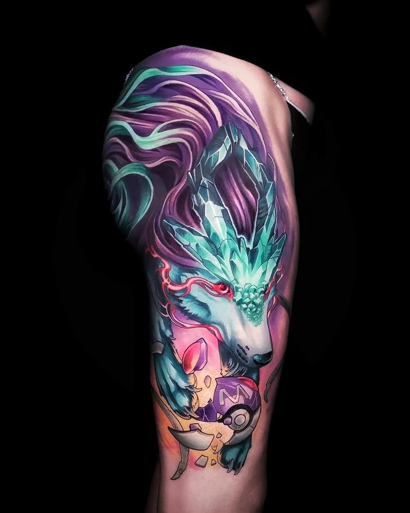 Tatouage de Noir Rivage Tattoo studio