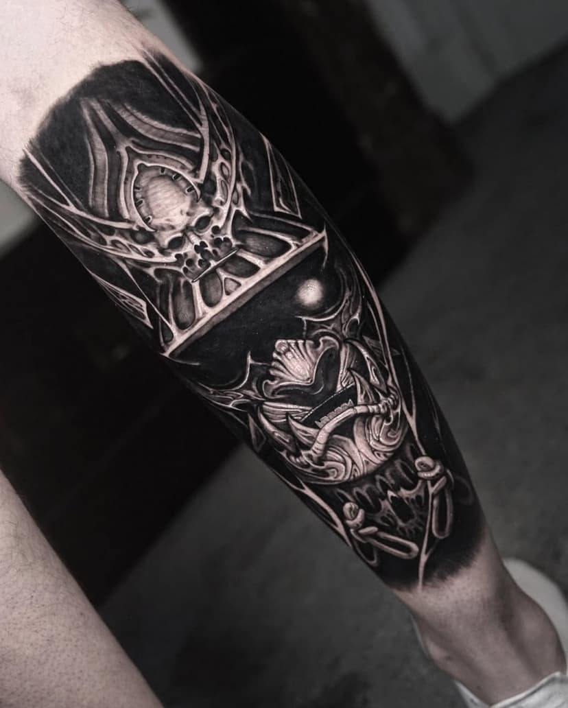 Tatouage de Noir Rivage Tattoo studio