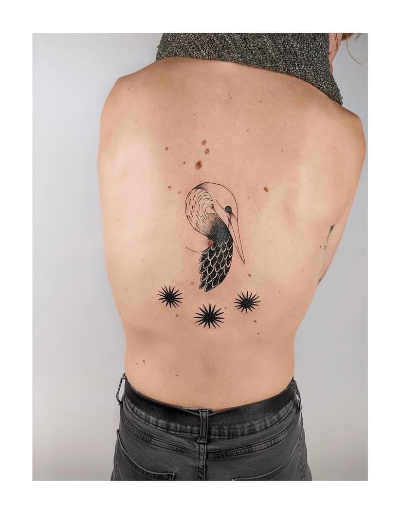 Tatouage de Noire de Ligne