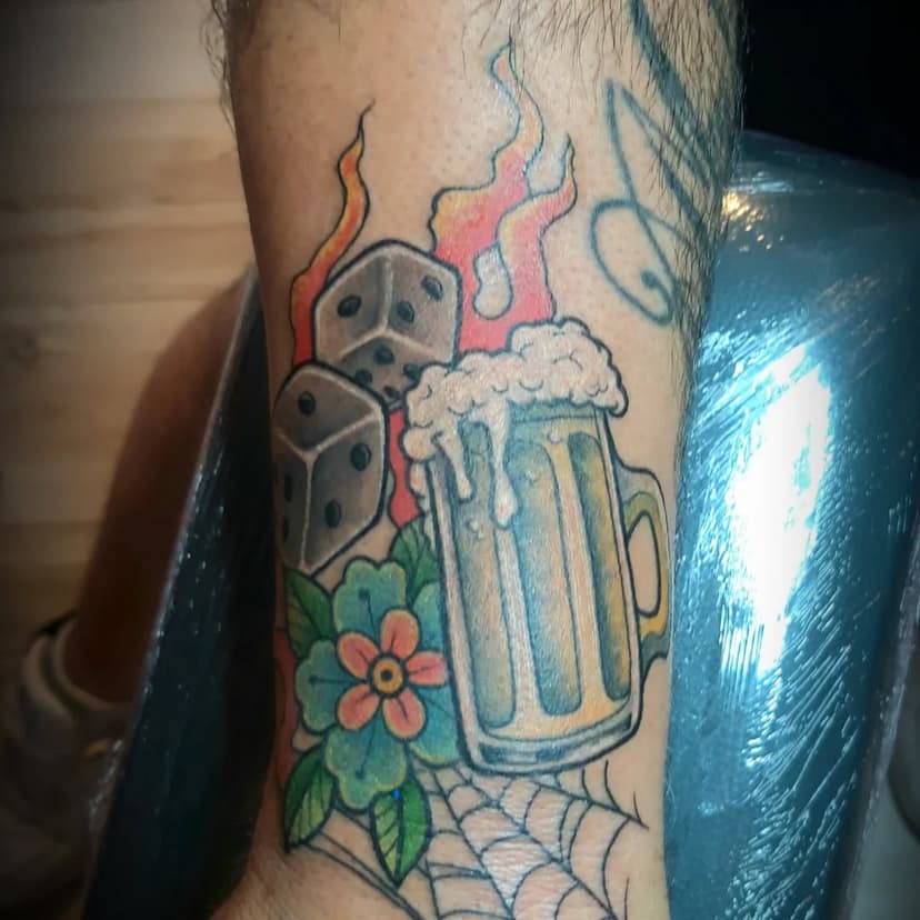 Tatouage de Les bonnes vibrations