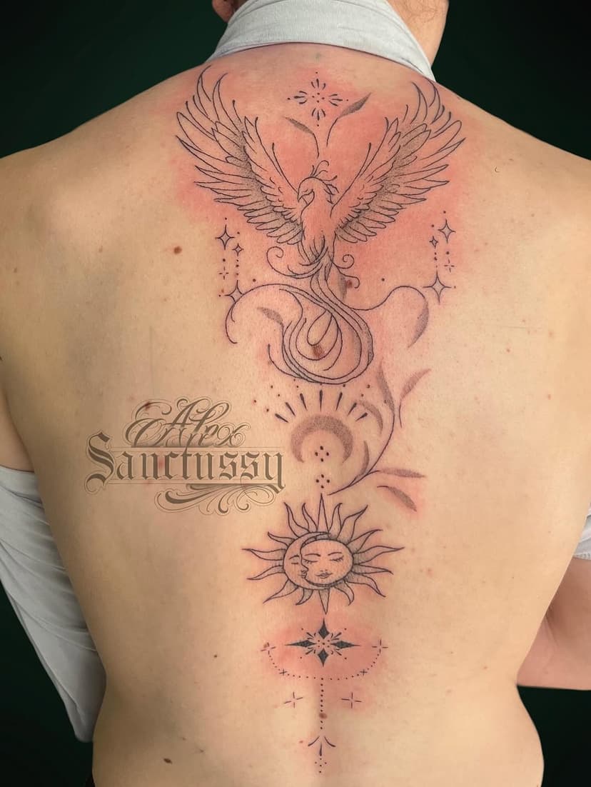 Tatouage de Lux et Umbra tattoo