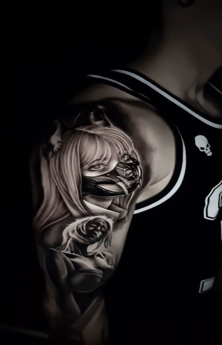 Tatouage de Majink tattoo studio