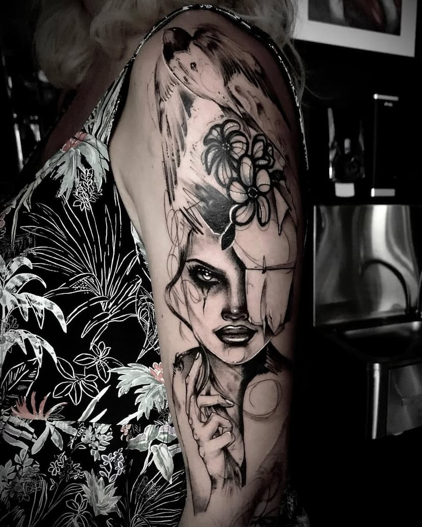 Tatouage de Majink tattoo studio