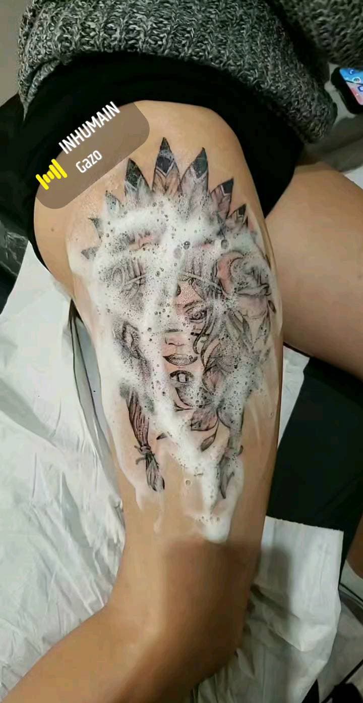 Tatouage de Meaos Tattoo Shop