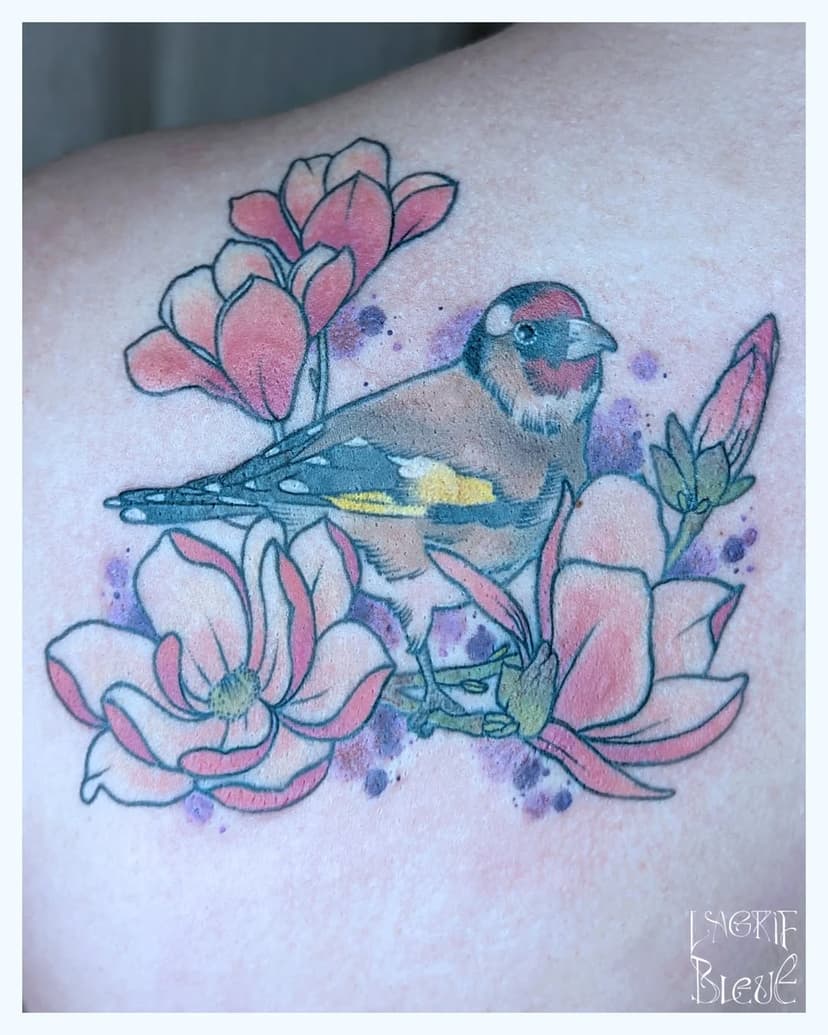 Tatouage de Lagrif Bleue