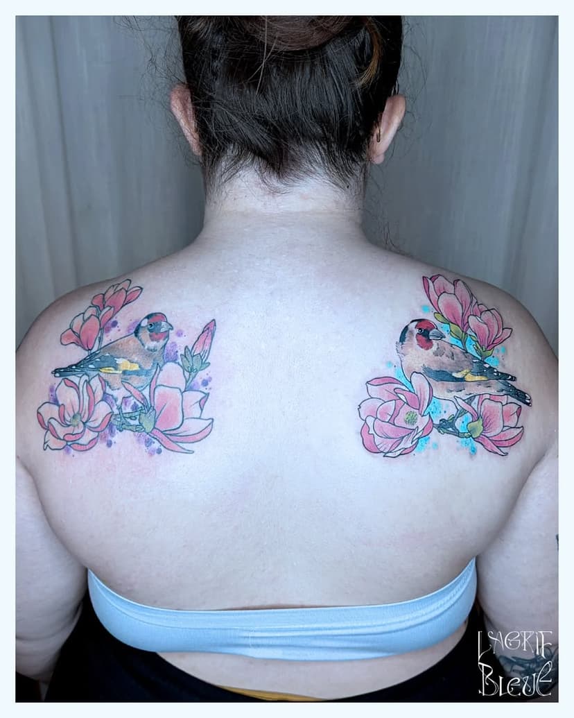 Tatouage de Lagrif Bleue