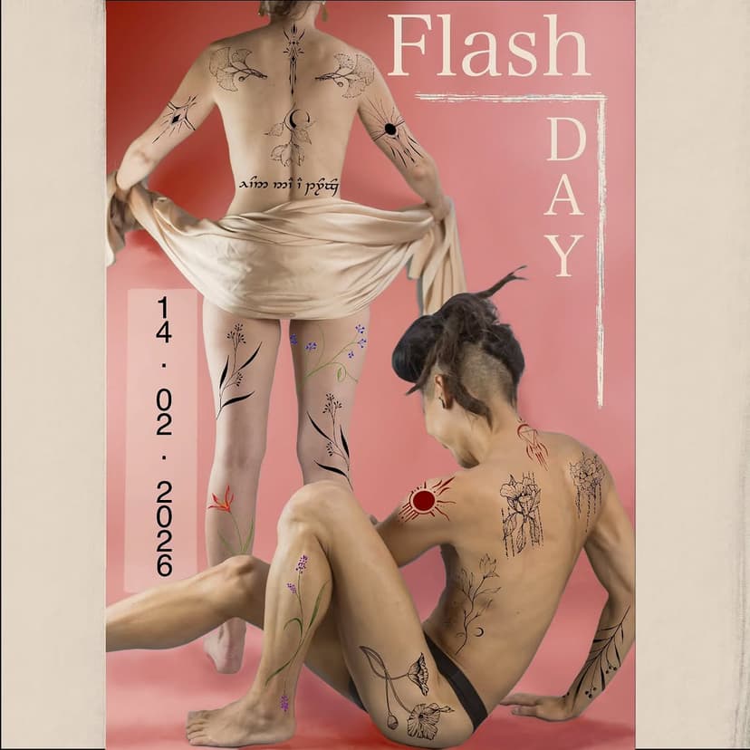 Tatouage de Ohm Relic Handpoke Tattoo