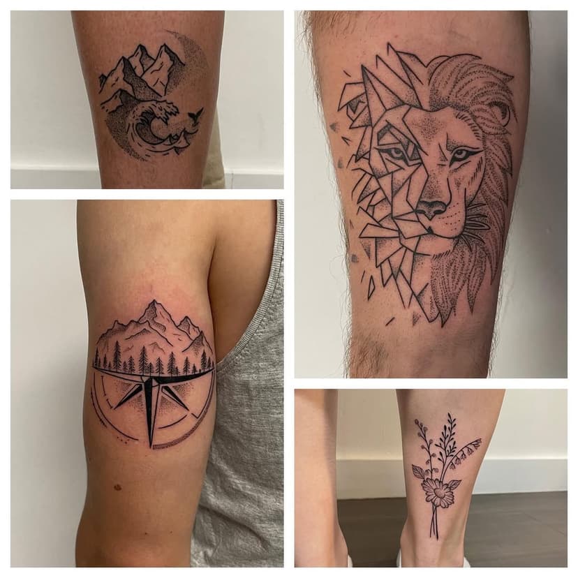 Tatouage de Piste Noire Tatouage