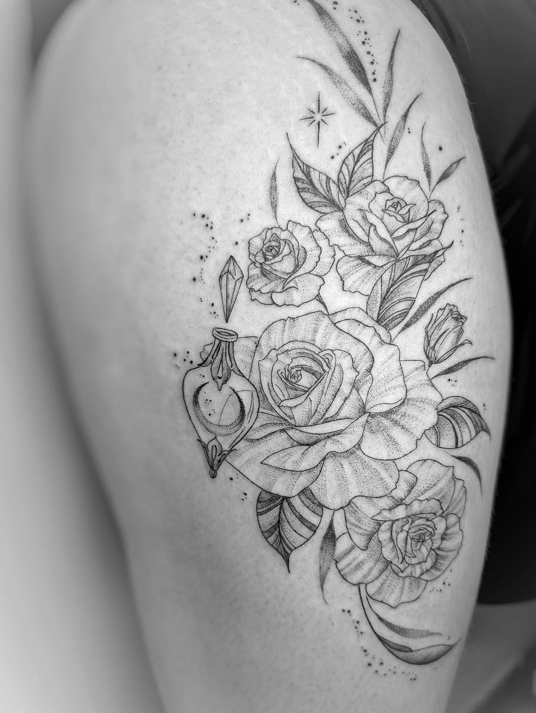 Tatouage par Pixelotattoo