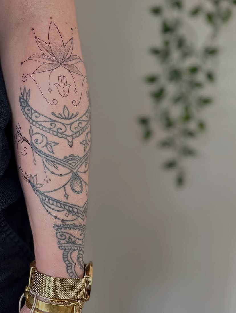 Tatouage de Poisson Noir tatouage