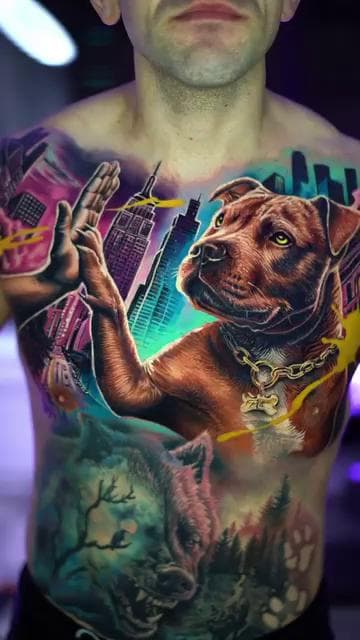 Tatouage de Rock'n'roll tattoo