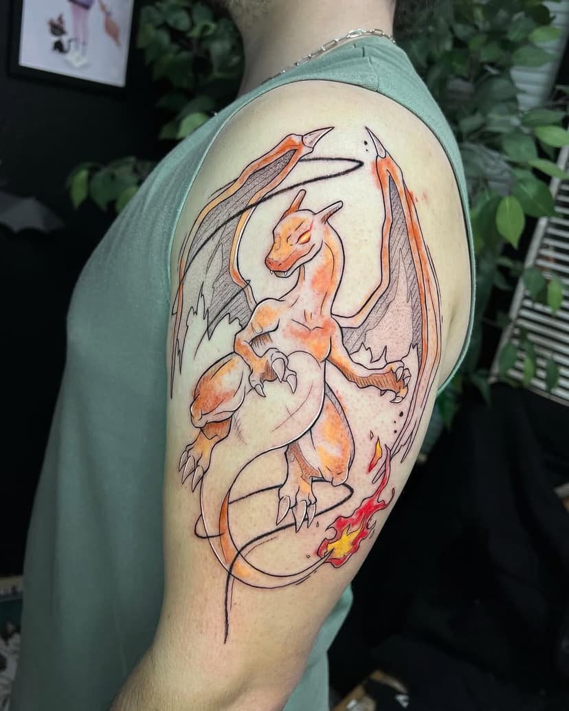 Tatouage de Rosa Lyra Tattoo