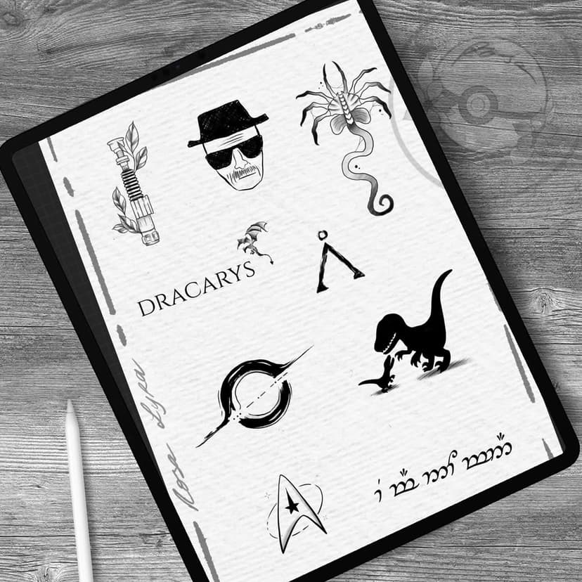 Tatouage de Rosa Lyra Tattoo