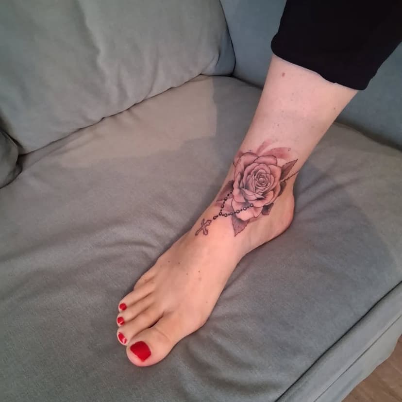 Tatouage de Salon de tatouage Les petites chaussettes roses