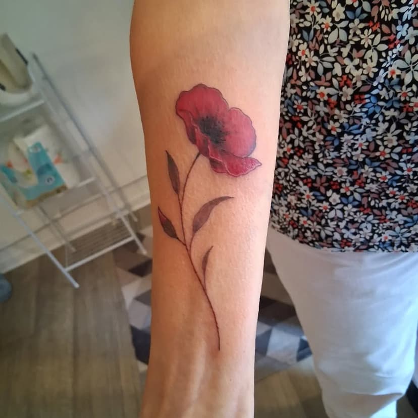 Tatouage de Salon de tatouage Les petites chaussettes roses