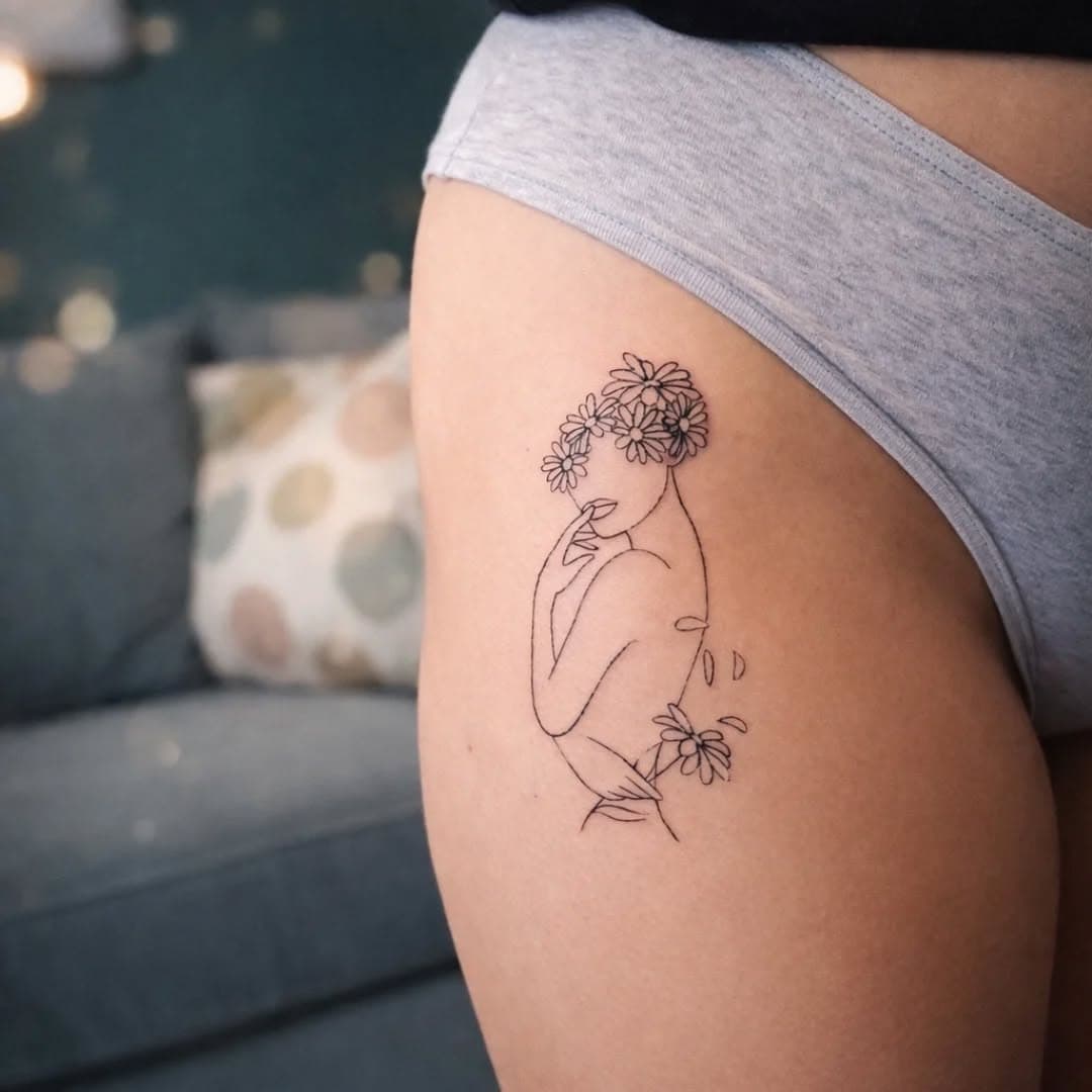 Tatouage par Salon de tatouage Les petites chaussettes roses