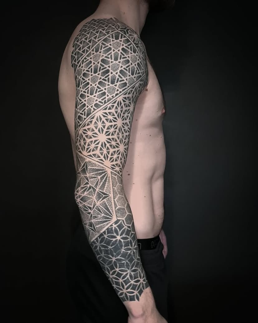 Tatouage de Salon Sunrise