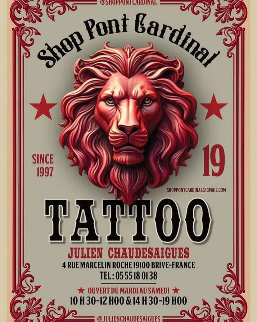 Tatouage de Shop Pont Cardinal