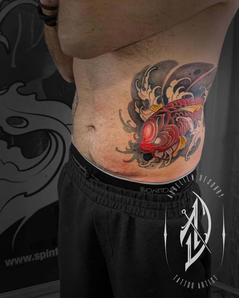 Tatouage de Spin tattoo lyon / tatoueur lyon