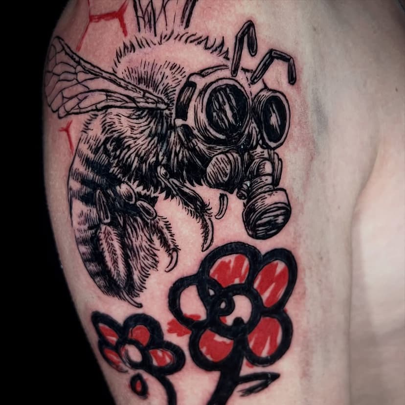 Tatouage de Sylvain Lacogne