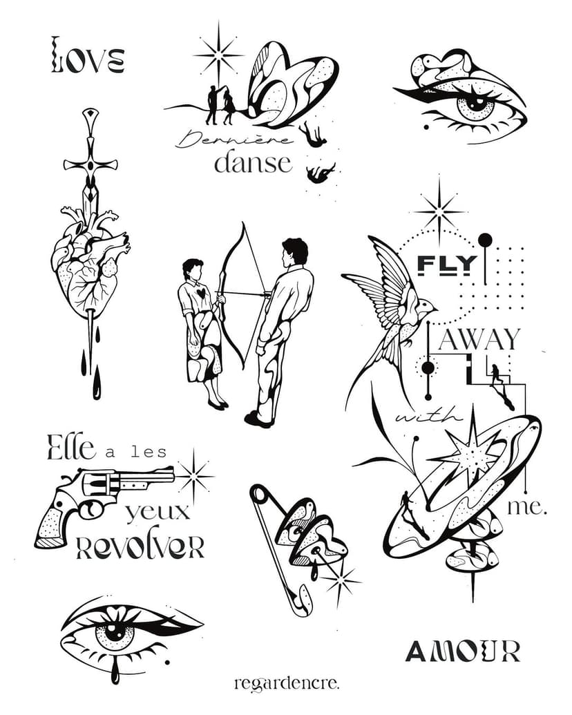 Tatouage de Regardencre