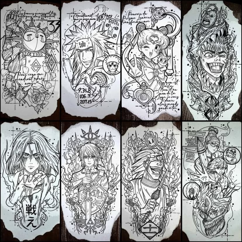 Tatouage de Tamanoir tattoo