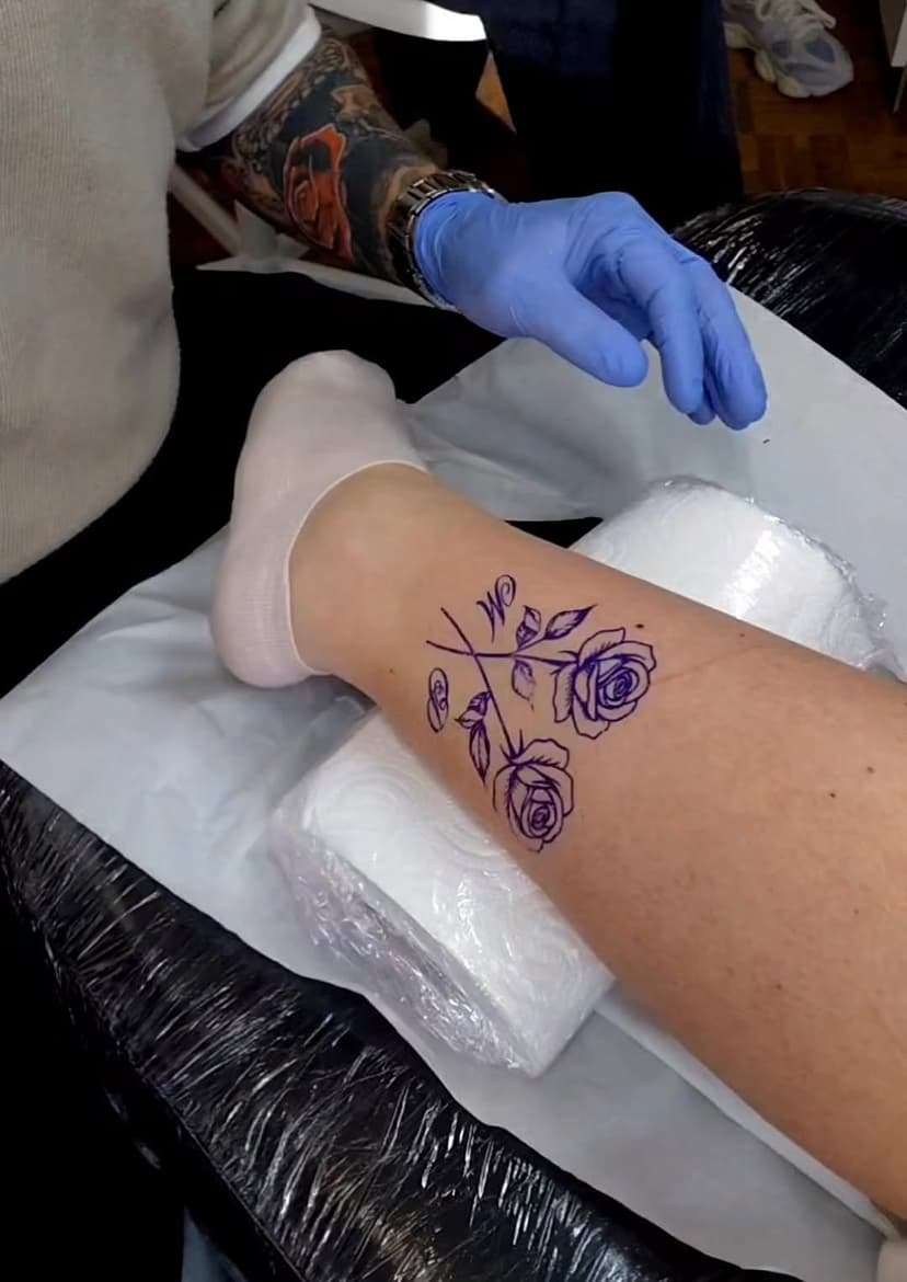 Tatouage de Tattoo art indélébile