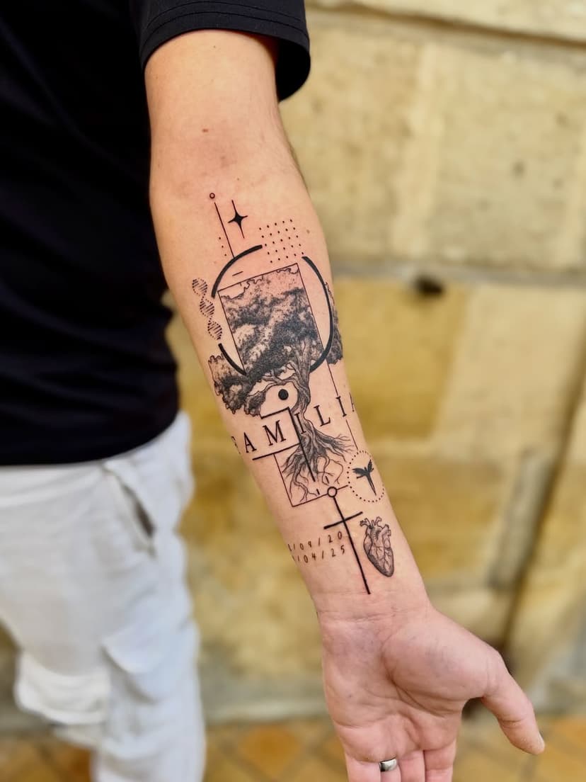 Tatouage de Benjamin Twentytwo