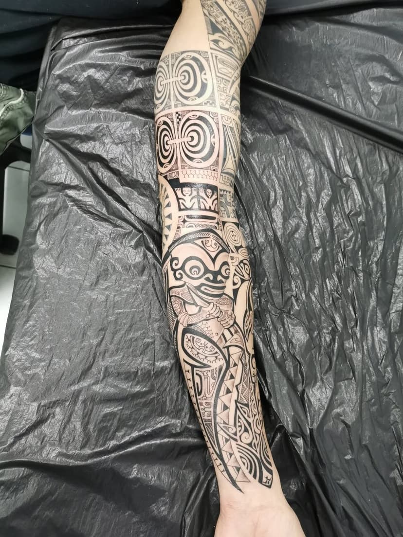Tatouage de Teaka Patutiki