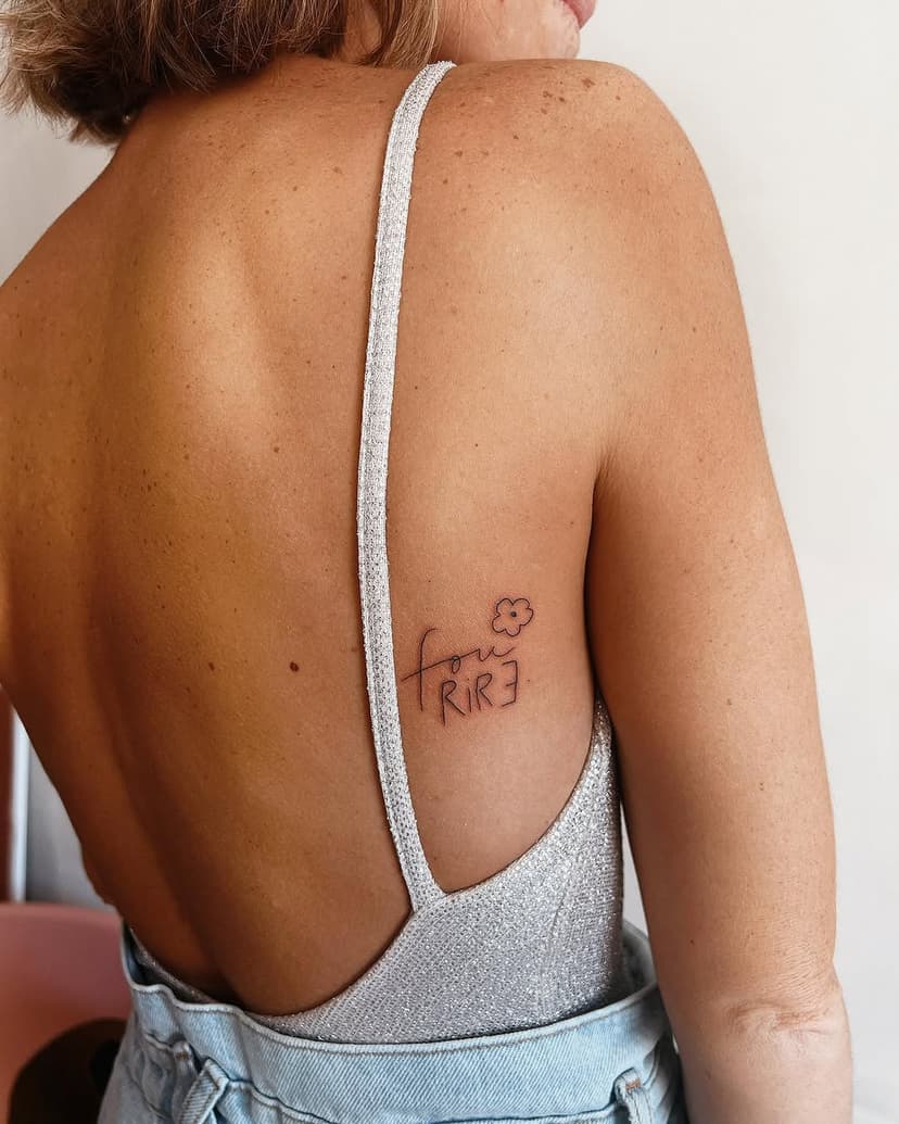 Tatouage de There tattoo