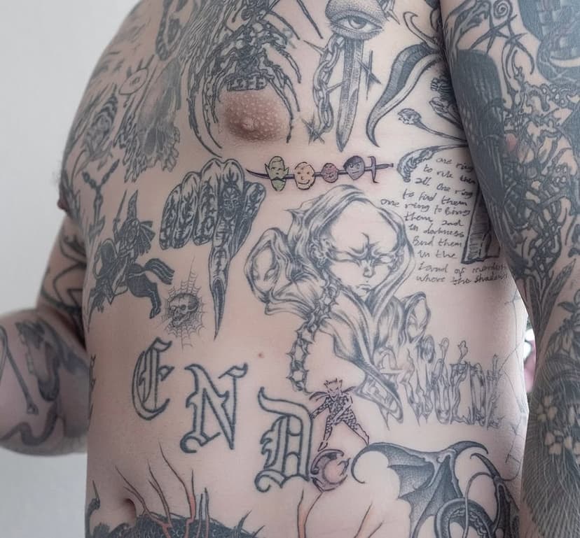 Tatouage de Les petites mains tattoo shop