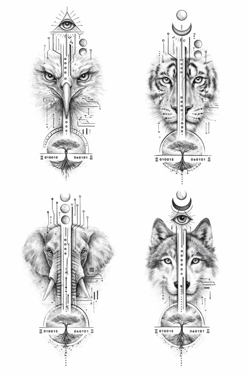 Tatouage de Wolver’ink Original