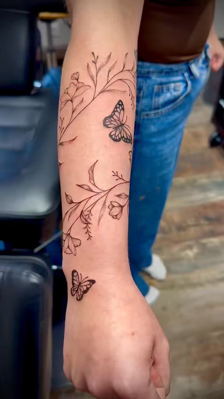 Tatouage de Woods raven tattoo