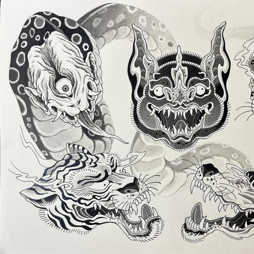 Tatouage de Vincent Michelot Tattoo