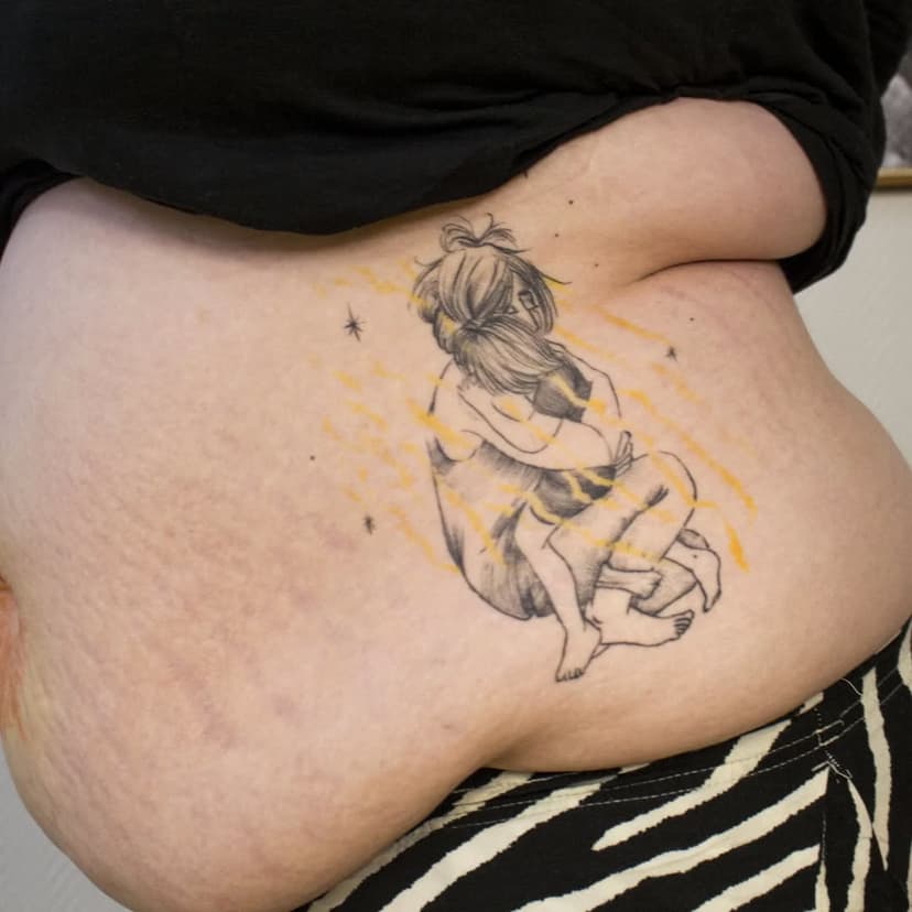 Tatouage de Poulby tattoo