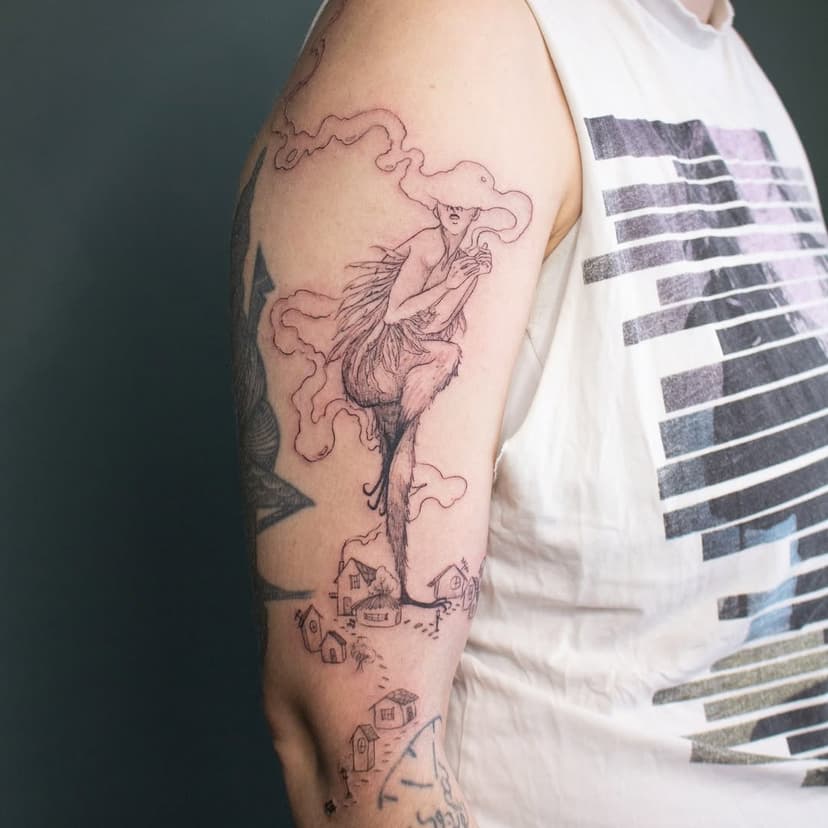 Tatouage de Poulby tattoo