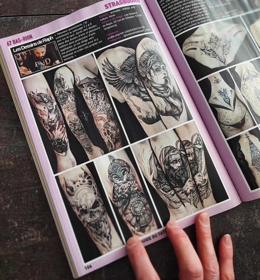 Tatouage de Les Dessins de Raph