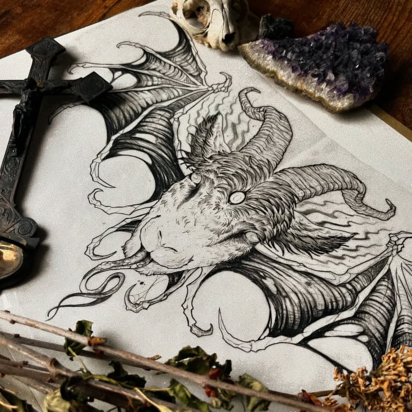 Tatouage de Cigale Noire tattoo - Tatoueuse à Montpellier