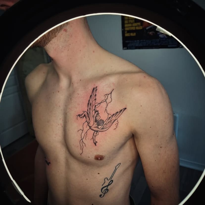 Tatouage de Shock tattoo