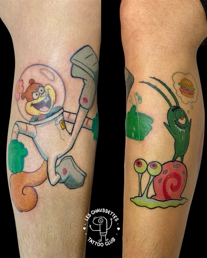 Tatouage de Les Chaussettes