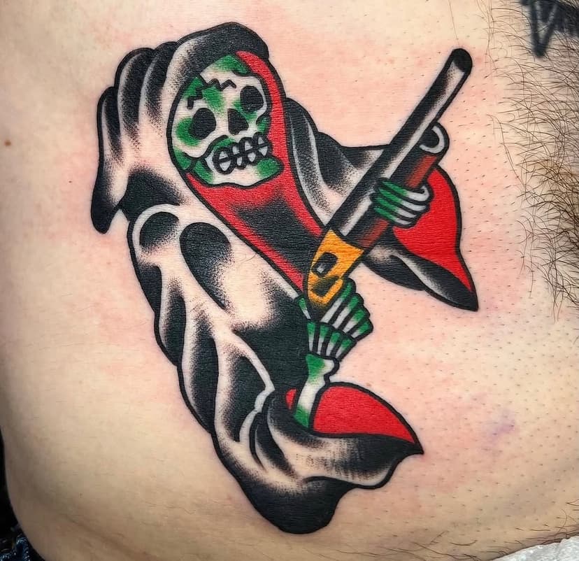 Tatouage de Rosemary Tattoo Biarritz