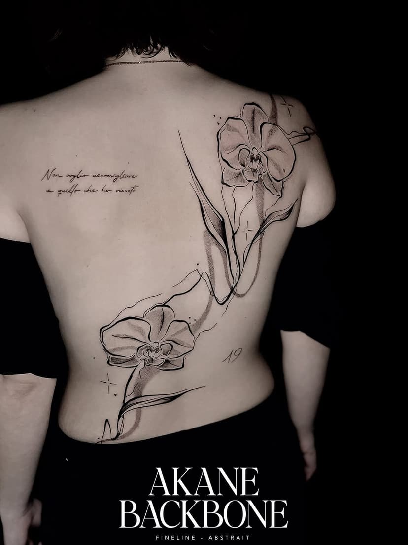 Tatouage de Akane Backbone ~ Tatoueur 77