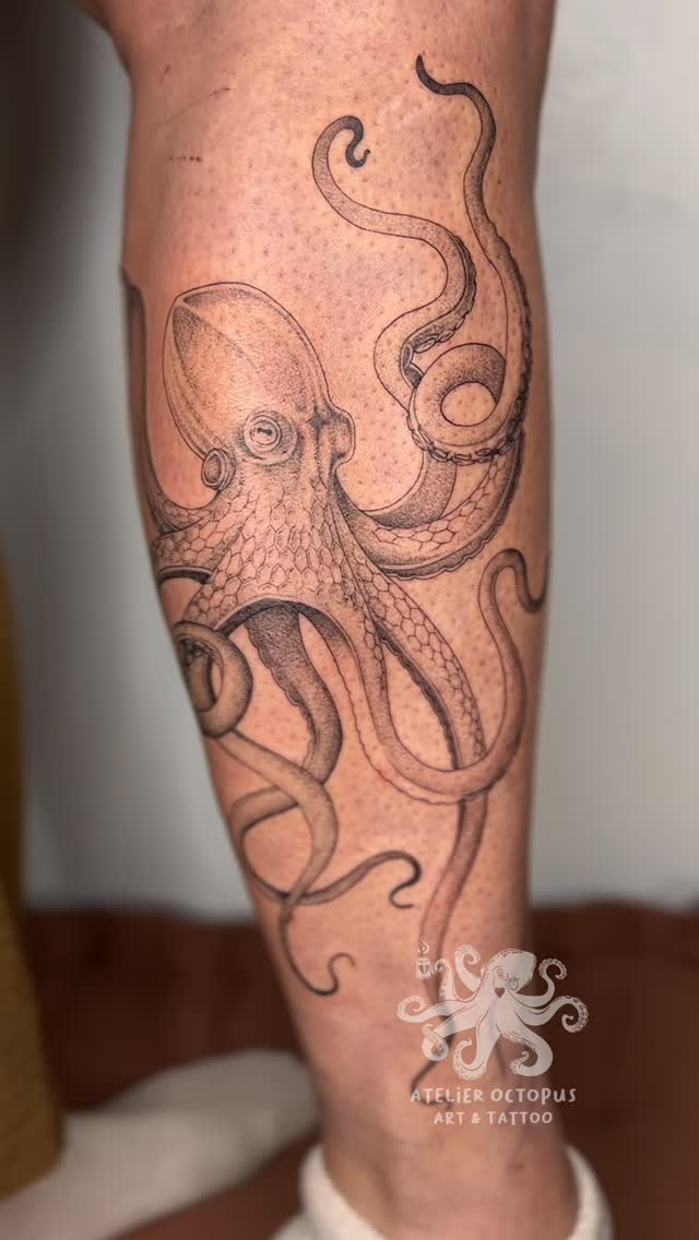 Tatouage de Atelier Octopus