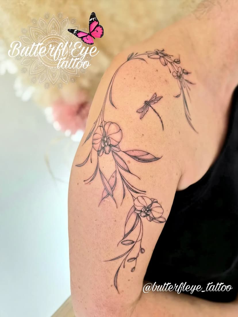 Tatouage de butterfl'eye tattoo