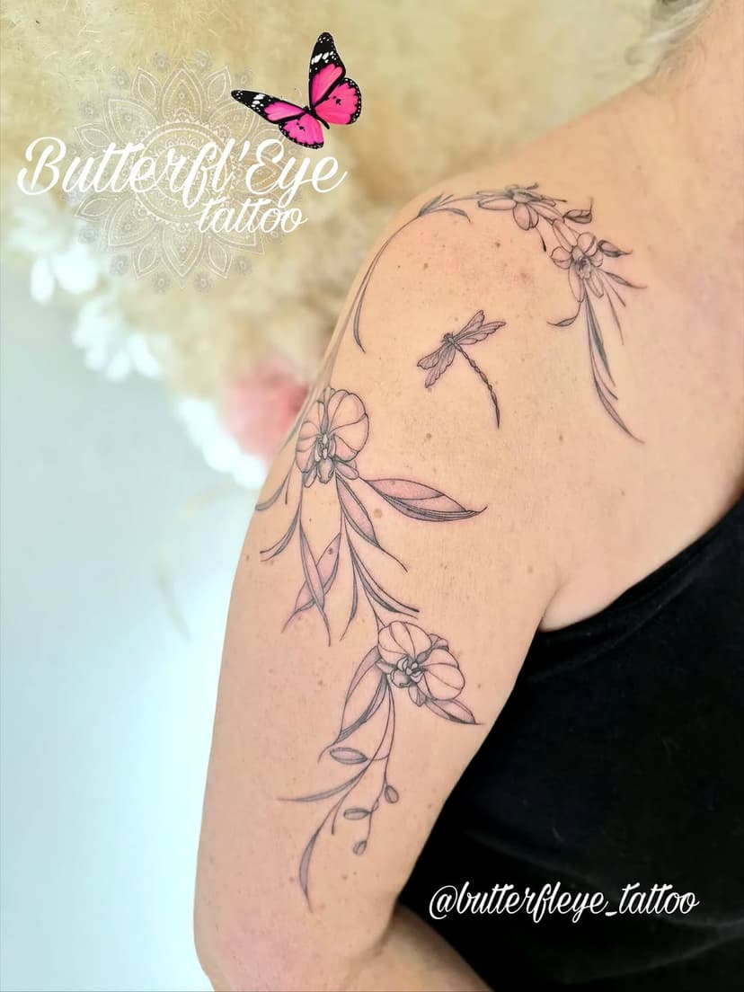 Tatouage de butterfl'eye tattoo