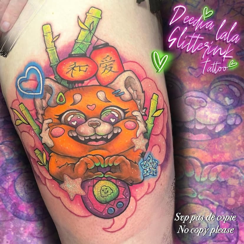 Tatouage de Deedia lala glitterink Tatoueuse