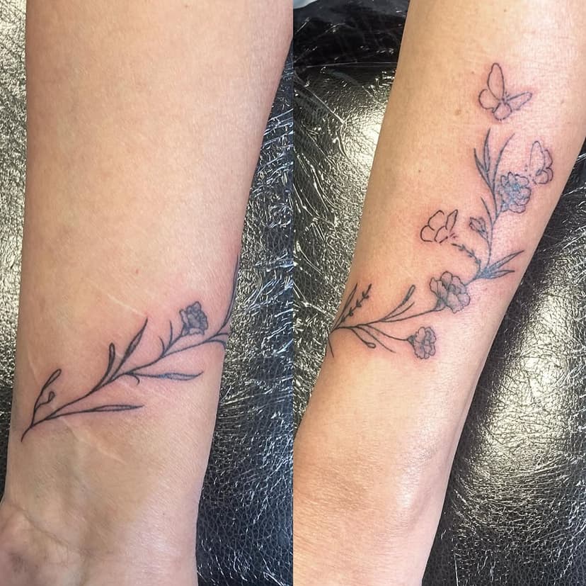 Tatouage de Des peaux d'encre